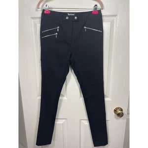 Pantalón Barbour International Folco Moto Elástico Moto Cremallera Negro Pantalones 6 - Imagen 1 de 7
