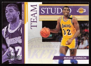 Magic Johnson / Kareem Abdul-Jabbar 2009-10 Studio Team Studio #14 - LA Lakers - Bild 1 von 2