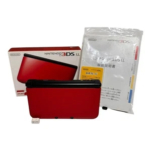 Nintendo 3DS XL Rojo JAPÓN/W CAJA/Probado funcionando/Muchas fotos - Imagen 1 de 19