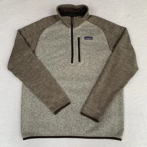 Patagonia Better Sweater 1/4 Zip Pullover Fleecejacke Herren Gr. L braun 25522 - Bild 1 von 12
