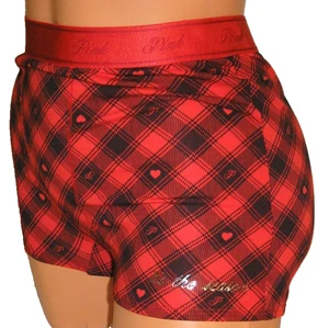 Victoria's Secret Rosa - Es la Temporada Cintura Alta Boyshort Boxer Mediano - Imagen 1 de 10