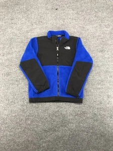 North Face Jacket Toddler 6 Blue Black Fleece Full Zip Outdoors Winter Warm - Picture 1 of 8