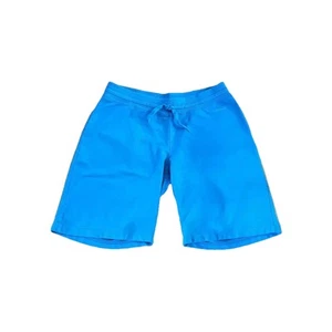 Reebok Shorts Womens Size Medium Teal Elastic Waist Drawstring 100% Cotton - Picture 1 of 4