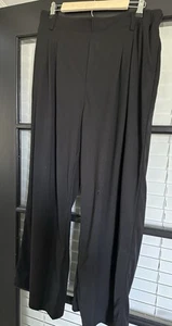 Halara Pants Size XL Womens High Waisted Plicated Side Pocket Straight Leg Work - Picture 1 of 5