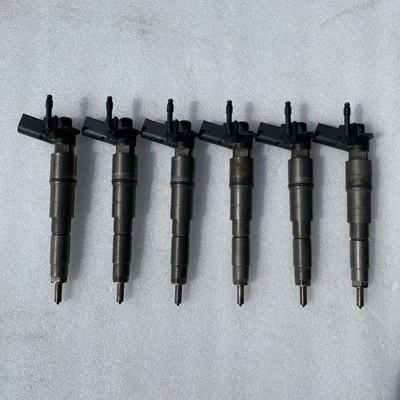 09-13 BMW E90 335d E70 35d M57N2 3.0L 6-Cyl Diesel Juego de inyectores directos de combustible OEM Foto 1 de 4