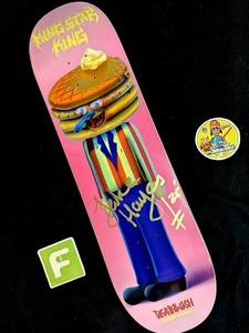 RARE SIGNED Jake Hayes Deathwish King Star King Adult Swim Skateboard Deck AUTO - Picture 1 of 7