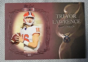 2021 Trevor Lawrence Rookie Wild Card Matte Red Smoking Guns MSG-1 3/3 *CCC* - Picture 1 of 4
