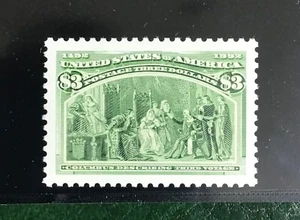 #2627c $3 Modern Columbian (1992 issue) graded PSE Gem 100 ogNH - Picture 1 of 2