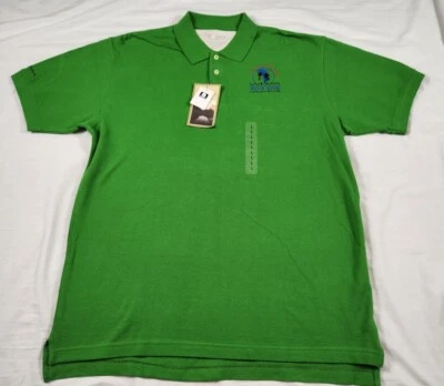 Sun River Ship Wreck Diving Magazine Mens Polo Shirt Short Sleeve Large Green - Image 1 of 4