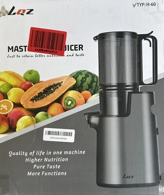 Exprimidor de prensa en frío, máquinas exprimidoras de masticación lenta, extractor de jugo 350 W Foto 1 de 3