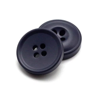 10X Resin 4-Hole Sewing Buttons Round for DIY Blazer Trench Coat Button Material - Picture 1 of 17