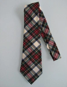 Steinbach Vintage  Men's Wool Tartan Plaid Tie - Picture 1 of 5