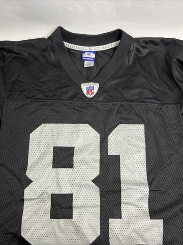 Reebok Oakland Raiders Tim Brown #81 NFL Football Jersey Size M Cover