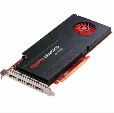  AMD FirePro Graphics W7000 Graphics Card 4GB 4K 4096x2160 4x DisplayPort DP - Image 1 of 4