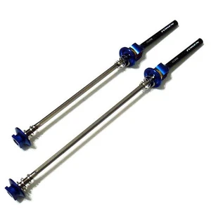 gobike88 TOKEN TK2342 Titanium Carbon Skewers, QR, for MTB, 36g, Blue, M65 - Picture 1 of 3