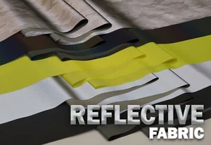 Tela reflectante de alta visibilidad deportiva / de seguridad de 55 "de ancho / vendida por el patio - Imagen 1 de 17