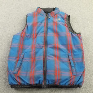 North Face Junior Gilet Boys Large 14/16 Vest Body Warmer Kids Reversible 550 - Picture 1 of 15