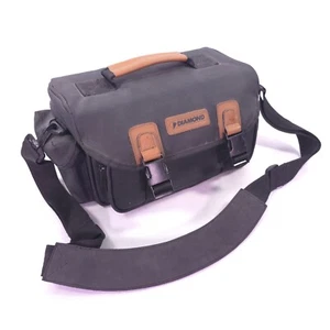 Vintage DIAMOND Large 13" Semi-Hard Camera / Camcorder Bag w/Pockets & Strap - Picture 1 of 20