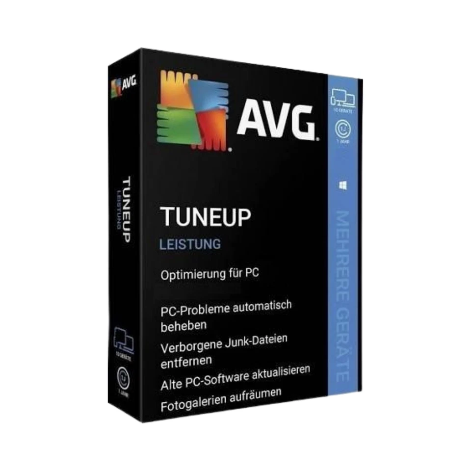 AVG TuneUp (10 Geräte - 2 Jahre) ESD E-Mail Versand Key & Downloadlink - Bild 1 von 1