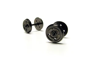 Hornby R8234 OO Gauge 14.1mm Diameter 4 Hole Disc Wheels (Pack 10) - Picture 1 of 3