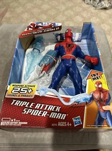 Marvel Amazing Spider-Man 2 Triple Attack Spider-Man 10 Zoll Brandneu! 2014 - Bild 1 von 2