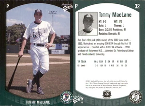 Tommy MacLane 2003 MultiAd Augusta GreenJackets #16 RC FREE SHIP *AutographDen* - Picture 1 of 1