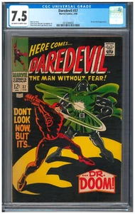 Daredevil 37 (Marvel 1968) CGC 7.5; Doctor Doom Appearance; Classic Stan!! - Picture 1 of 2