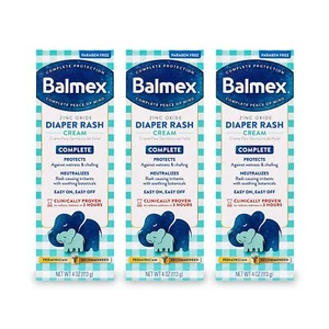 Crema para pañales de bebé Balmex con óxido de zinc calmante, 4 oz * paquete de 3** envío rápido - Imagen 1 de 1