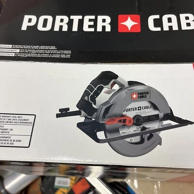 PORTER-CABLE 7-1/4-Inch Circular Saw, Heavy Duty Steel Shoe, 15-Amp (PCE300) New - Image 1 of 4