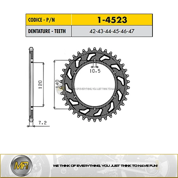 PARA SUZUKI GSX R 750 1998 1999 RODA DENTADA TRASEIRA DE AÇO SUNSTAR 525 COM 46 DENTES - Imagem 1 de 1