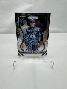 Autografo William Byron firmato 2018 Panini Prizm Racing Rookie RC JRM #31 - Foto 1 di 2