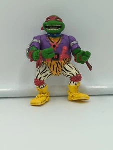 Playmates Teenage Mutant Ninja Turtle Action Figure Heavy Metal Raphael 1991 - Picture 1 of 3