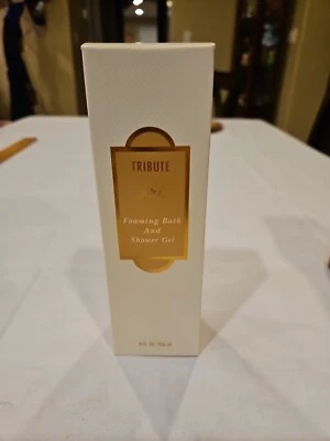 New Box NOS Mary Kay Tribute Foaming Bath Shower Gel 8oz #0795 RARE Vintage - Image 1 of 4