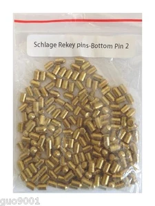 200 Pezzi Schlage Rekey Bottom Pins #2 Kit Chiavi Pin per Richiave da fabbro - Foto 1 di 1