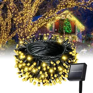 Outdoor Solar String Lights 200LED Waterproof Fairy Lights For Garden Tree Party - Picture 1 of 8