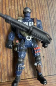 Chap Mei Soldier Force 3.75" Action Figure Police Swat Team Force Ops Lanard Gun - Picture 1 of 3