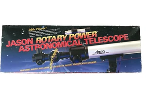 Jason Model 360X Astronomical Telescope--w/Original Wood Tripod & Accessories - Picture 1 of 6