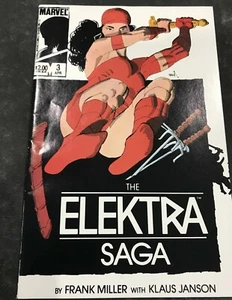 Cómics de Marvel de The Elektra Saga #3 de abril de 1984 - Imagen 1 de 2
