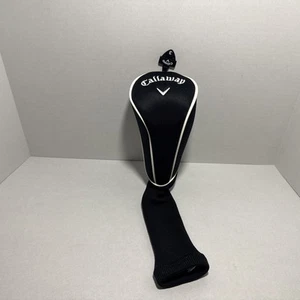 CALLAWAY HYBRID HEADCOVER CHANGEABLE NUMBERS 3,4,5,6,7,X BLACK / WHITE - Picture 1 of 6