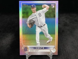 JOEY WENTZ 2022 TOPPS SERIES UPDATE #US295 ROOKIE RAINBOW FOIL / TIGERS - Picture 1 of 2