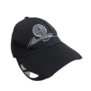 Gorra ajustada para pelota de béisbol negra plateada Ford Mustang Cobra de H3 Headwear - Imagen 1 de 10