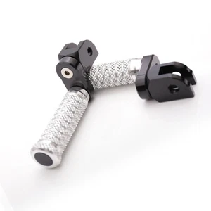 POLE 1 inch Extend Front Foot Pegs Silver For Yamaha XVS950 Bolt R 14-16 17 18 - Picture 1 of 6