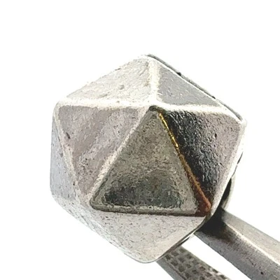 Designer PANDORA Retired 925 Sterling Silver Rockstar Geometrical Clip Charm - Image 1 of 4