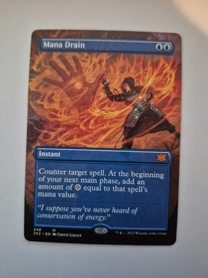 1x Mana Drain (Borderless) Double Masters 2022 Regular 348 NM x1 - Image 1 of 2