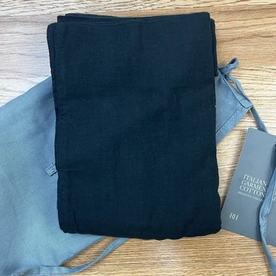 Restoration Hardware 意大利服装染色棉纱布大号躺椅枕套 — 第 1/4 张图片