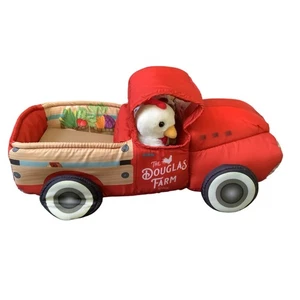 Douglas Plush Farm Truck Play Set - NWT - Plush Truck, Cow, Goat & Chicken - Picture 1 of 5