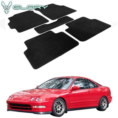 Alfombrillas delanteras y traseras de nailon para auto Acura Integra DC OE de fábrica 94-01 Foto 1 de 4