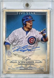2016 Topps Five Star Kyle Schwarber #FSA-KS On Card Auto Rookie RC Baseball Card - Picture 1 of 2