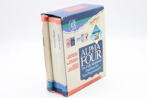 Alpha Four Database for Non-Programmers Version 2 Full Version Rare RETAIL BOX - Bild 1 von 11