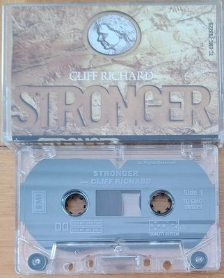 Cliff Richard - Stronger XDR, HX PRO 1989 Aussie 12 pistas Cassette EX Foto 1 de 2